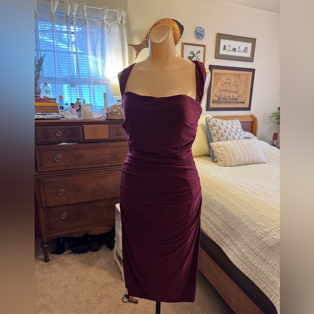 Laundry By Shelli Segal square neck dress